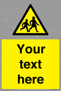 Custom Warning children Sign